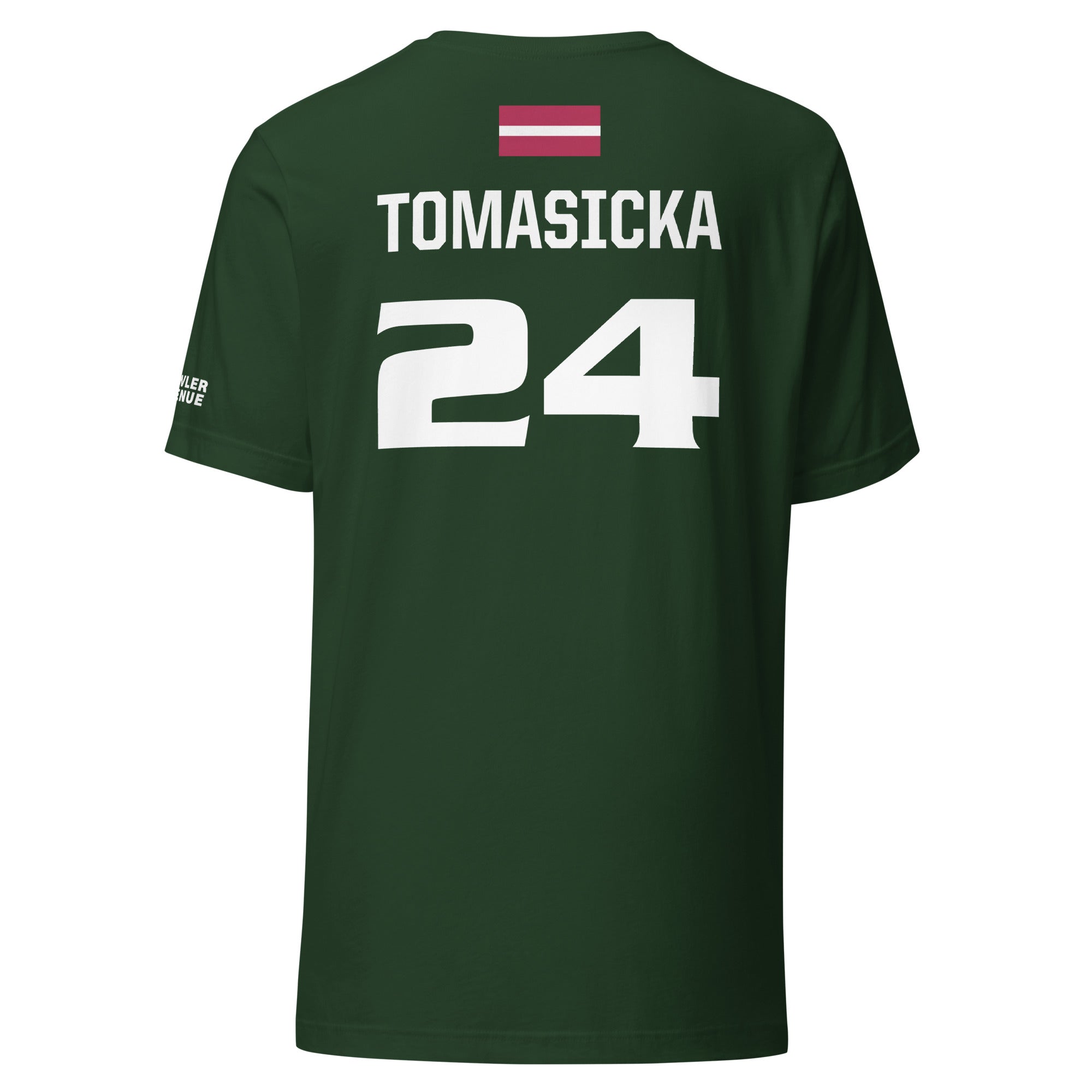 #24 Raina Tomasicka - Latvia - Unisex Jersey ShirtUnisex t-shirt