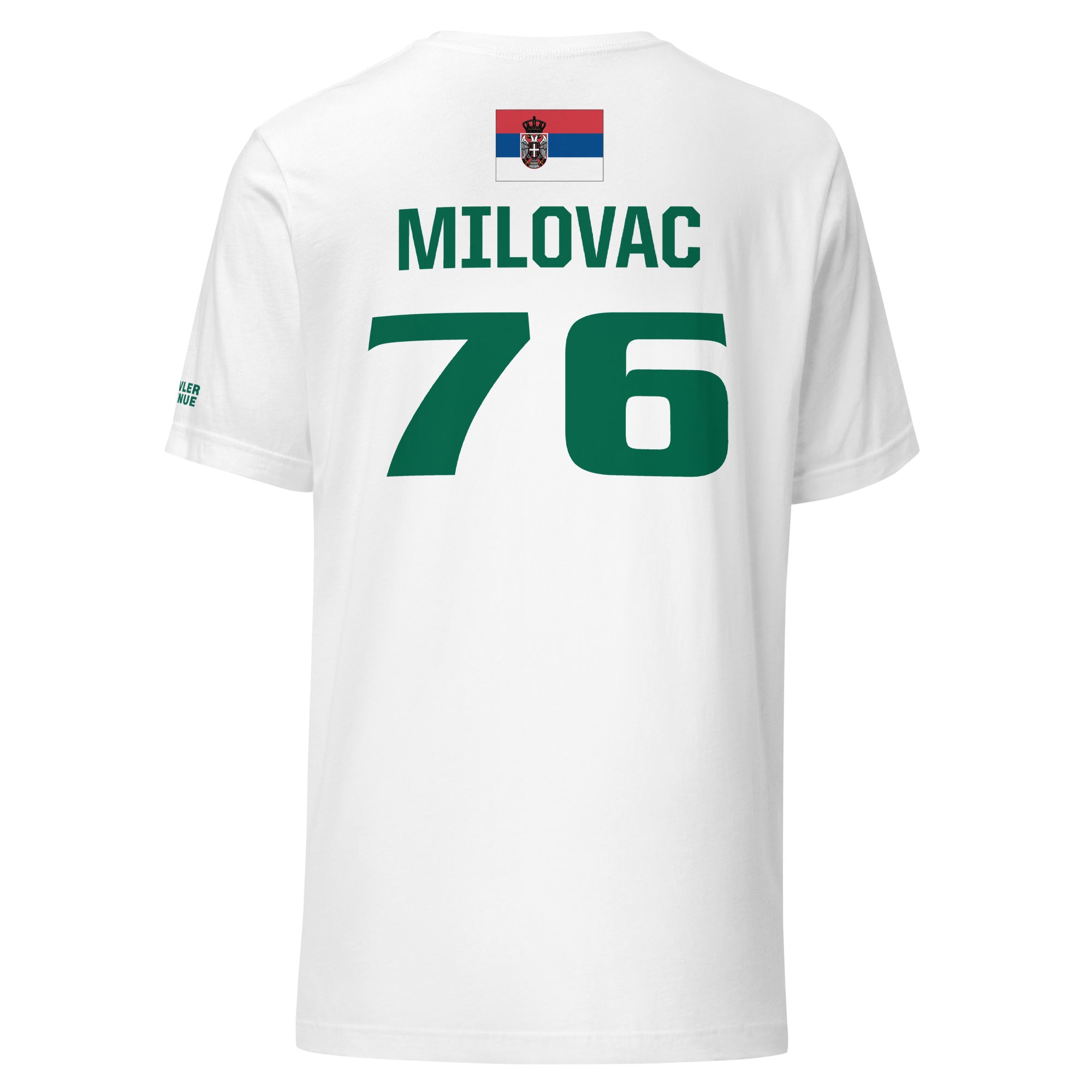 #76 Nikola Milovac - Serbia - Unisex t-shirt