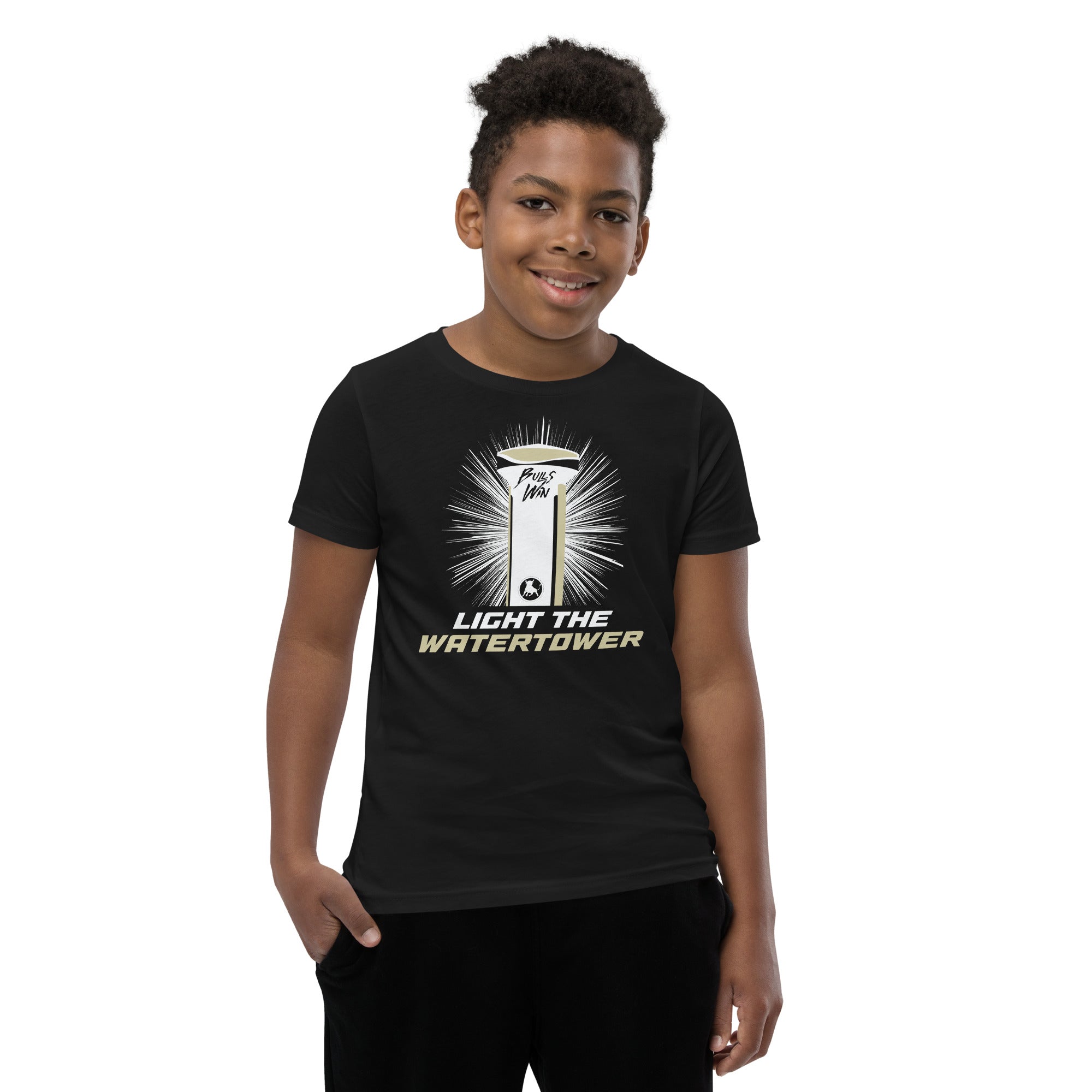Light the Watertower - Youth Short Sleeve T-Shirt